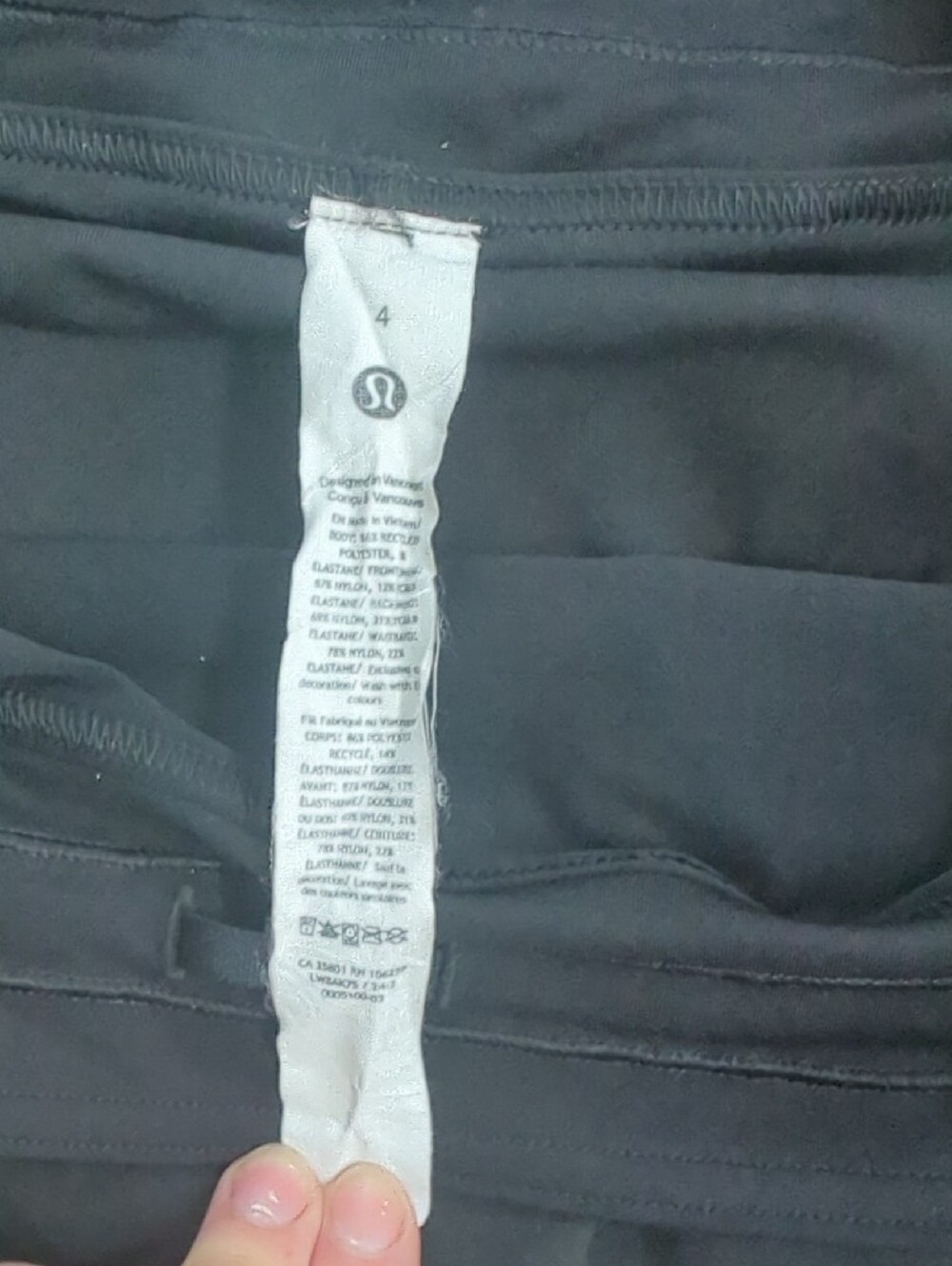 lululemon athletica Navy and Black Women’s Athletic Skorts (2) - Picture 4 of 5